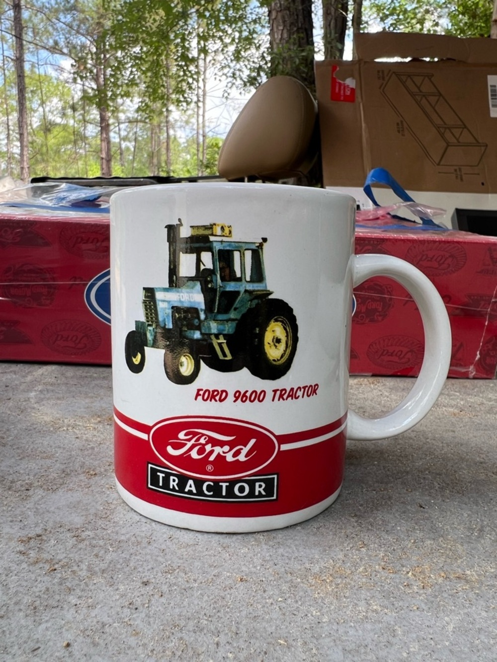 Ford Tractor Mug - Ford 9600 Tractor